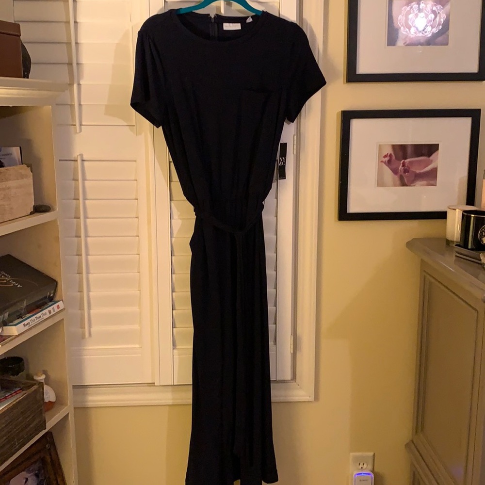 Navy one piece pantsuit